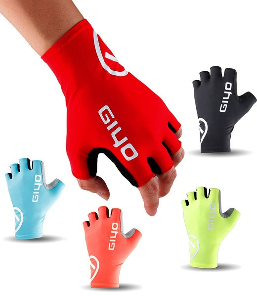 

GIYO multicolor Half Finger Cycling Anti-slip Gloves Motorcycle Bike Anti-shock Mountain Bicycle Gloves (XL / orange)