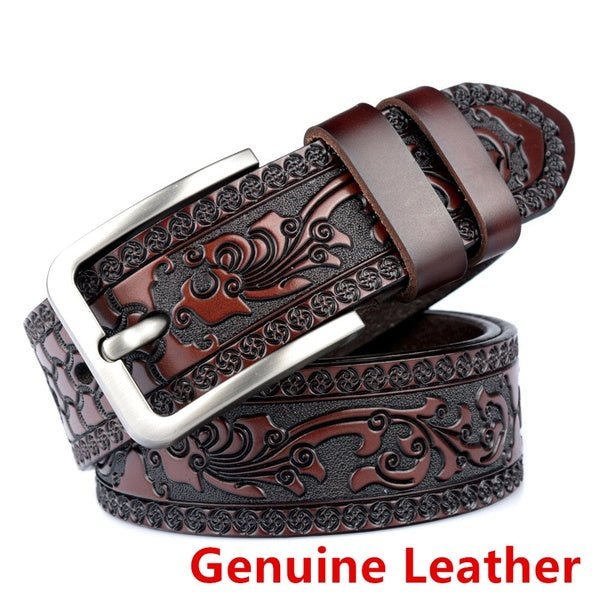 

Men's Genuine Leather Belt (120 cm / black)