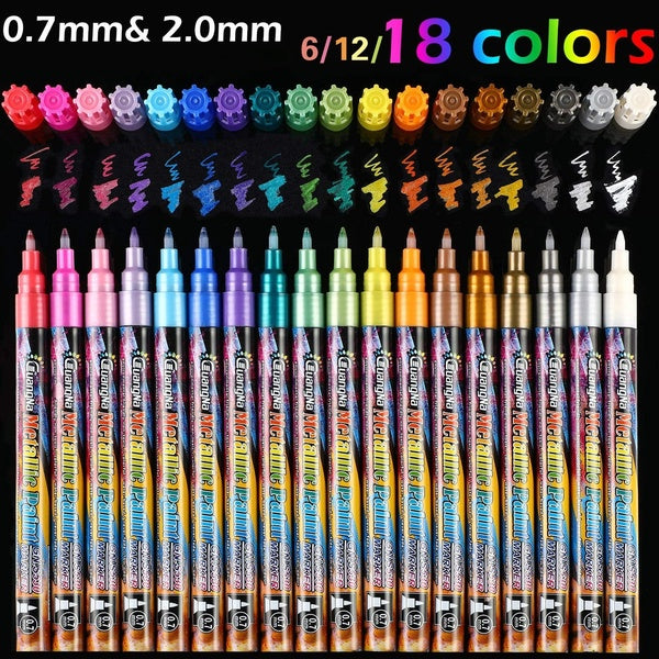 

Acrylic Metallic Paint Marker Pens