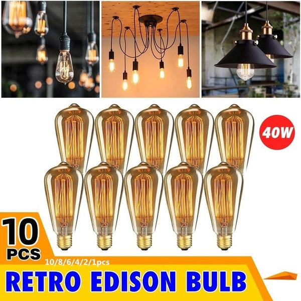 

Retro Edison Light Bulb Set (6pcs Type A 220v)