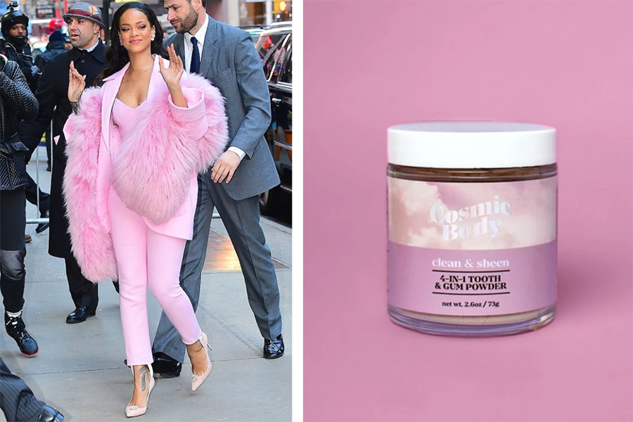 rihanna tooth powder cosmic body