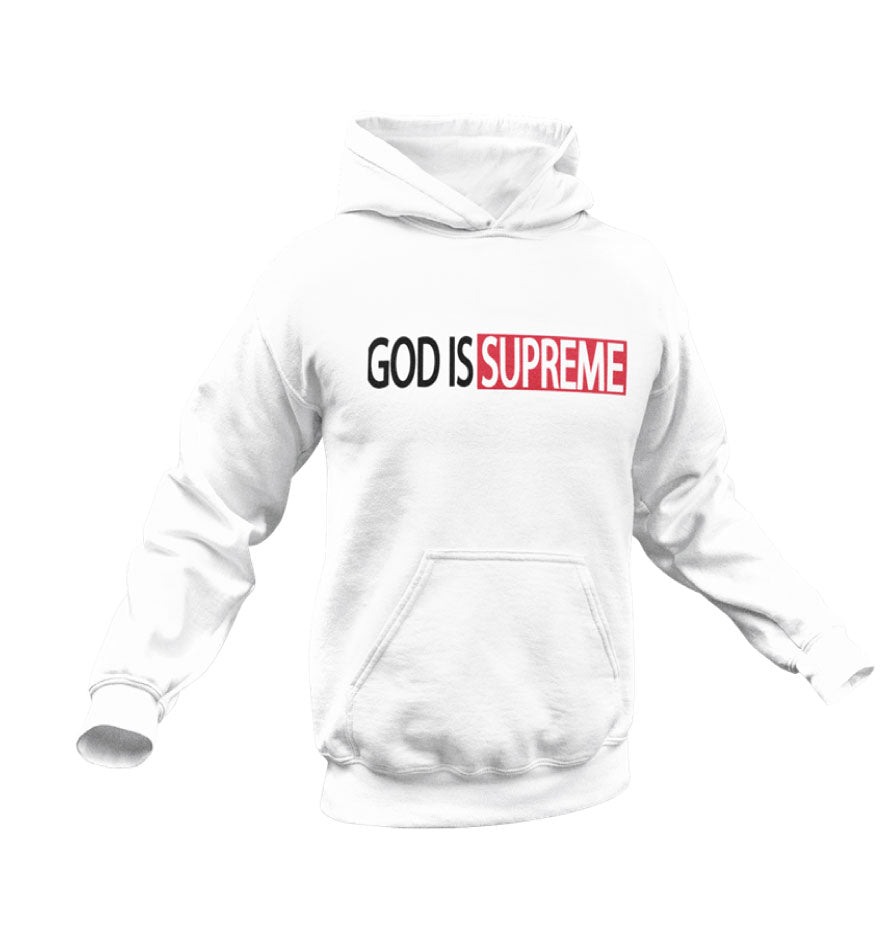 supreme god hoodie