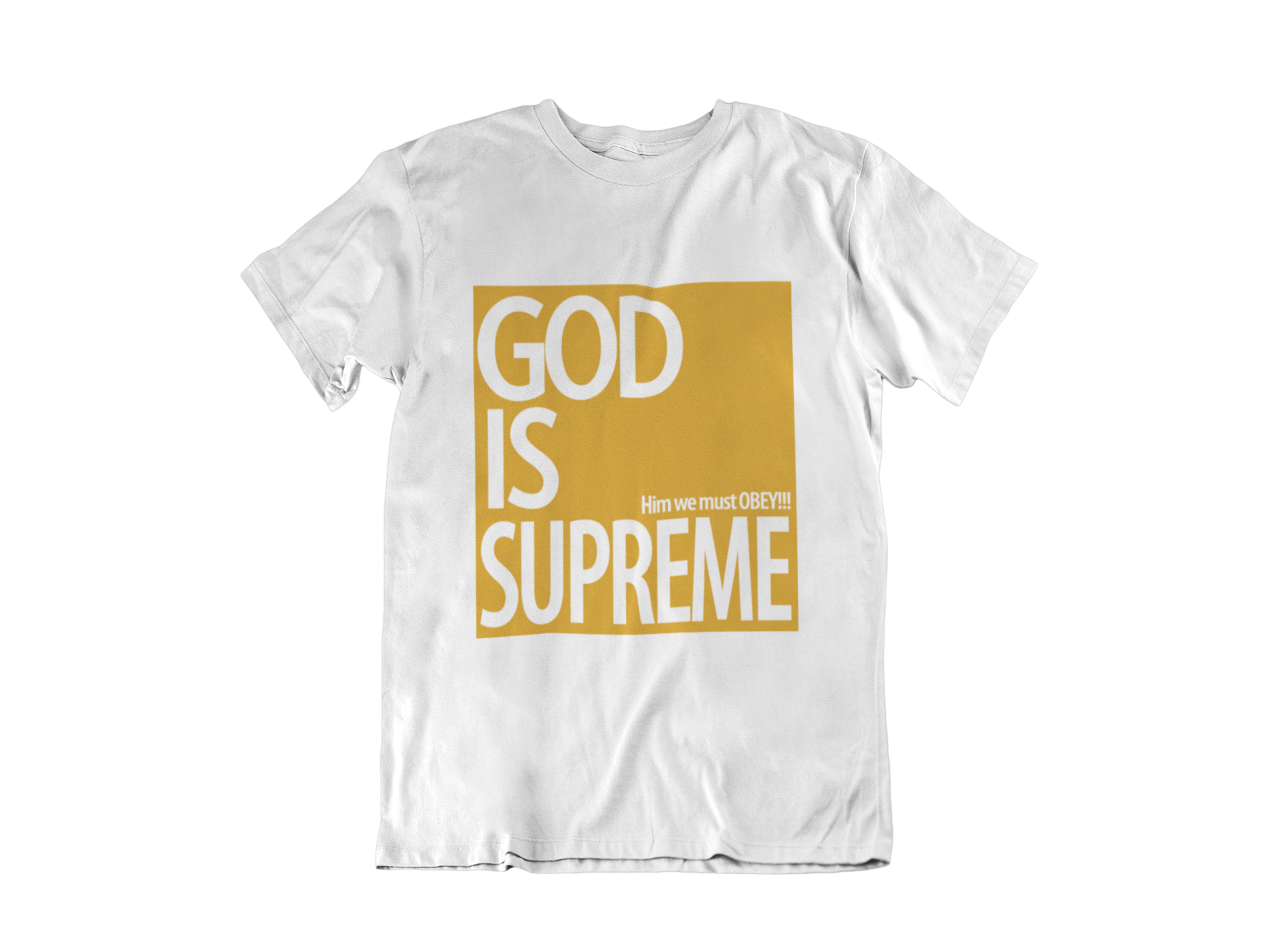 gold supreme shirt