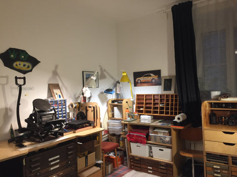 Deanna Pizzitelli's home studio set-up