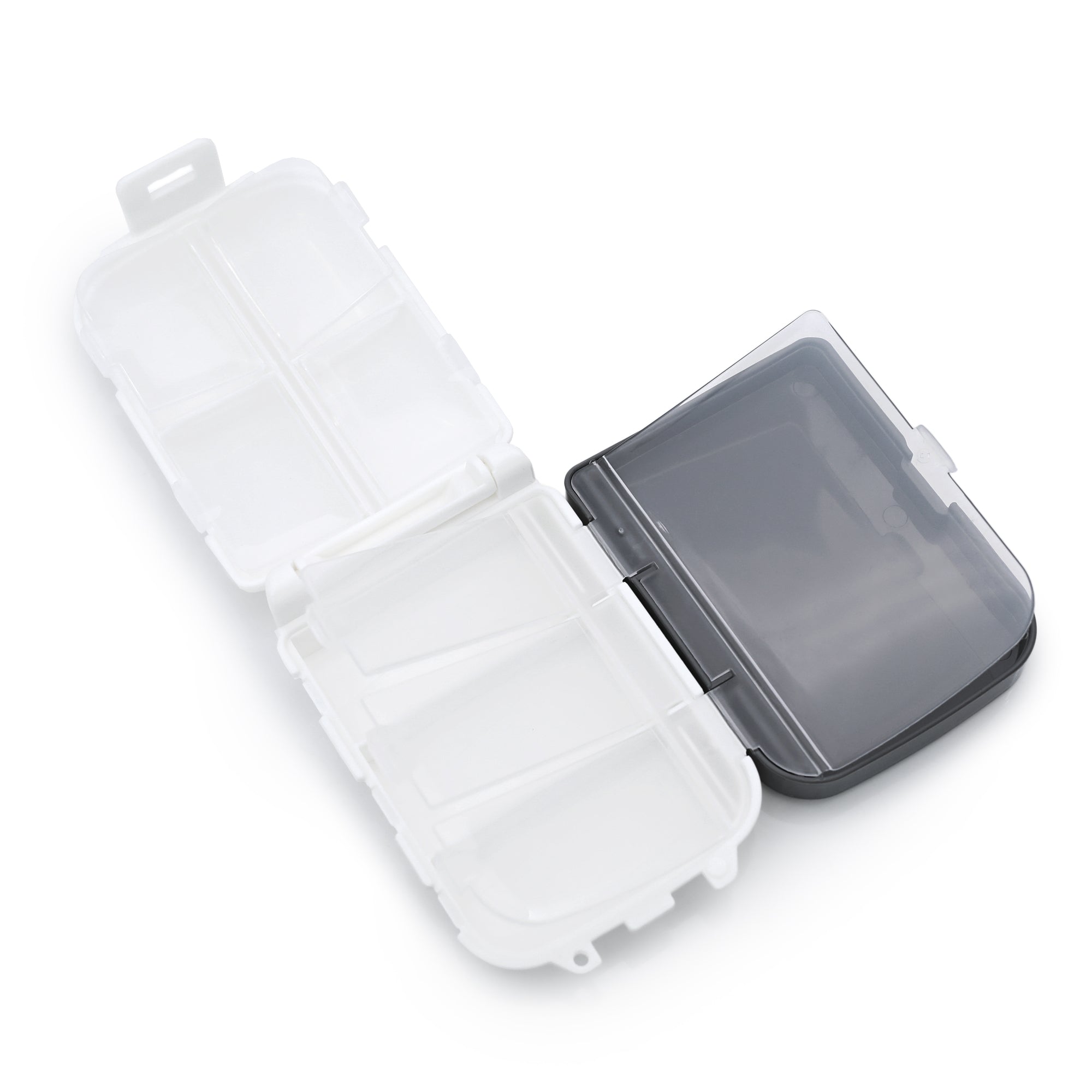 8 Slots Container for Watch Band Spring Bars, Buckles and Watch Parts, White