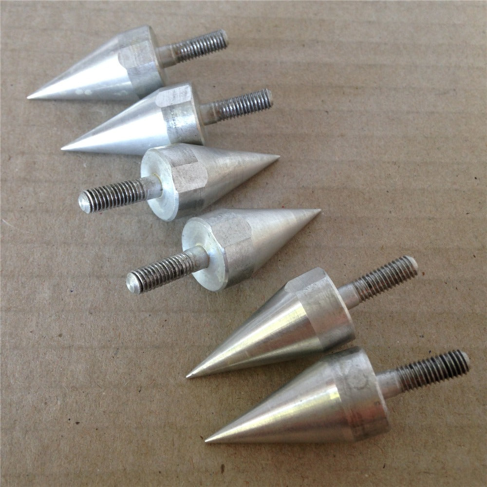 6 pcs HTTMT MT218-002-SR Universal Silver Spike Bolts Compatible with Windscreen Fairings License Plate 