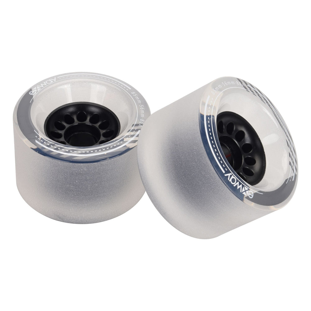 Exway X1 85mm-56mm Electric Skateboard Clear Wheels - Full set - EpicStuff