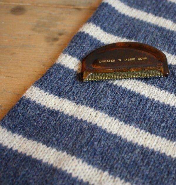 comb your knitwear to get rid of bobbles