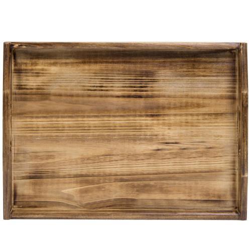 dark wood serving tray