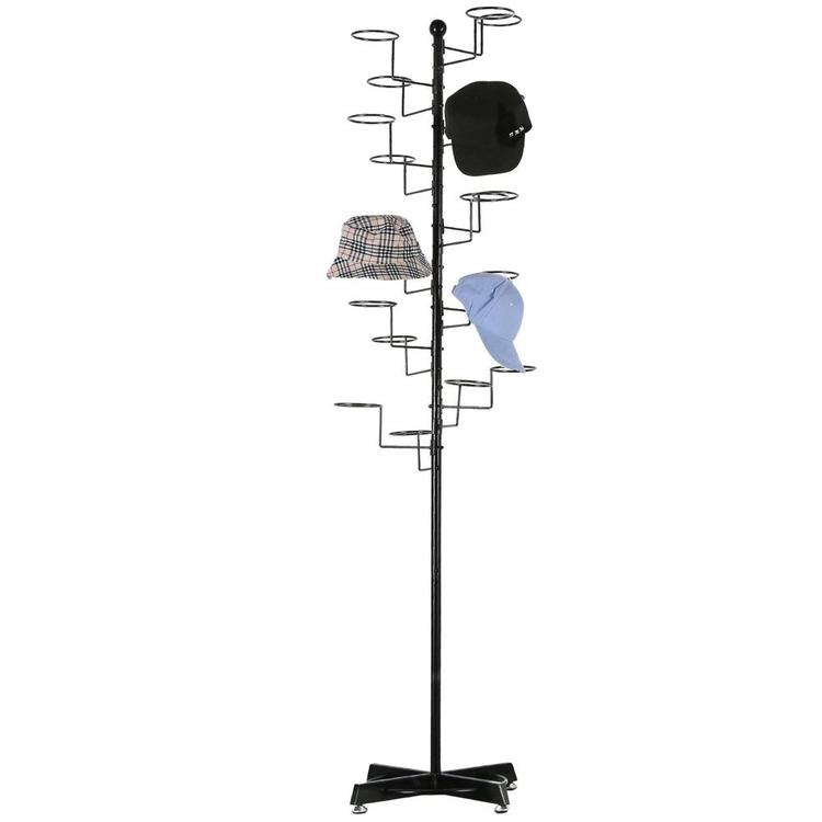 stand alone hat rack