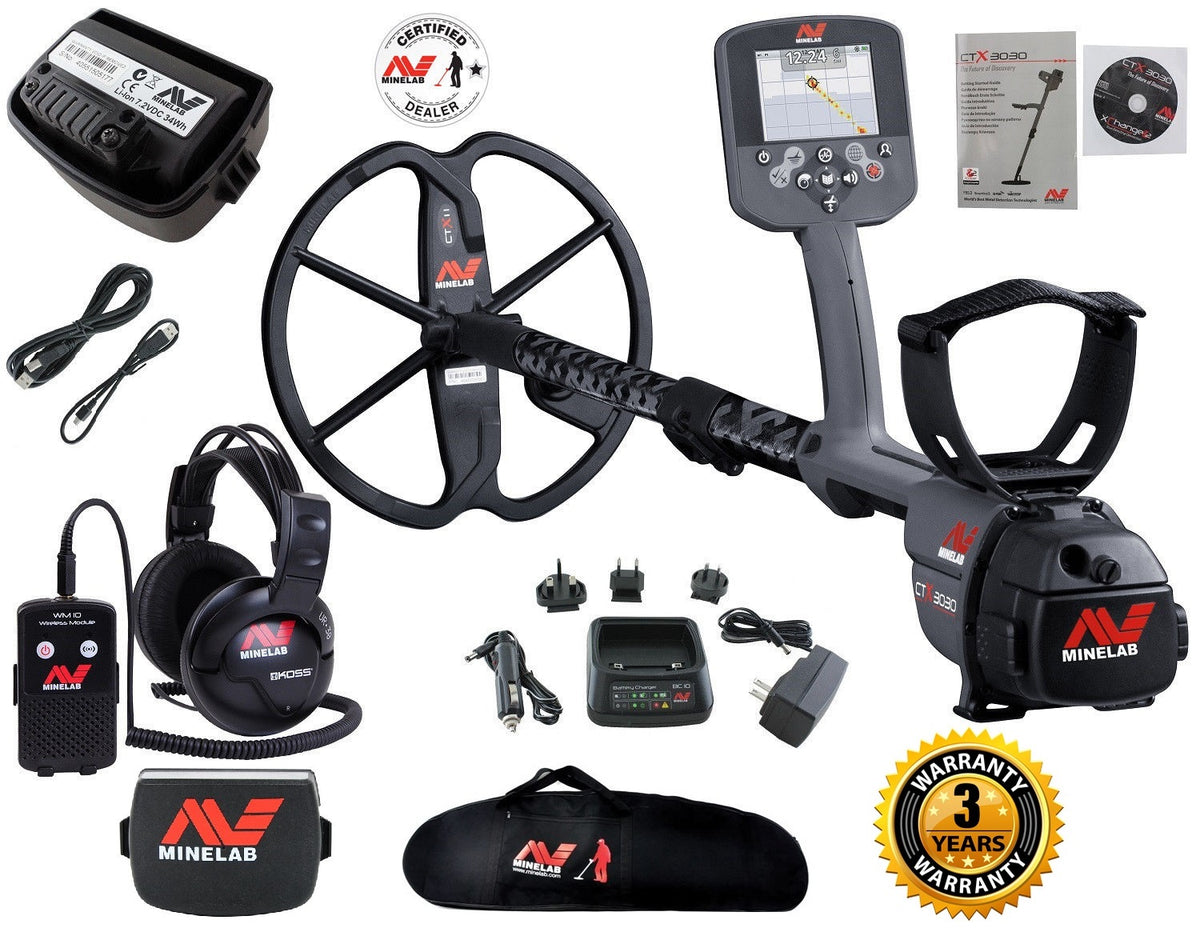 MINELAB CTX3030 METAL DETECTOR SUPER VALUE PACK – Spin a ...