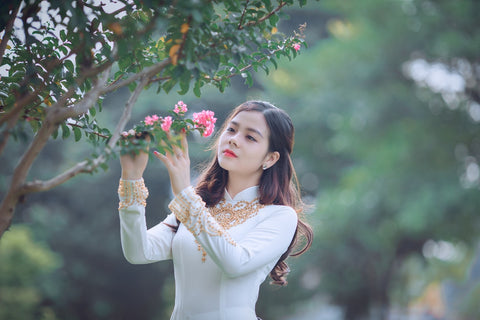 woman and tree