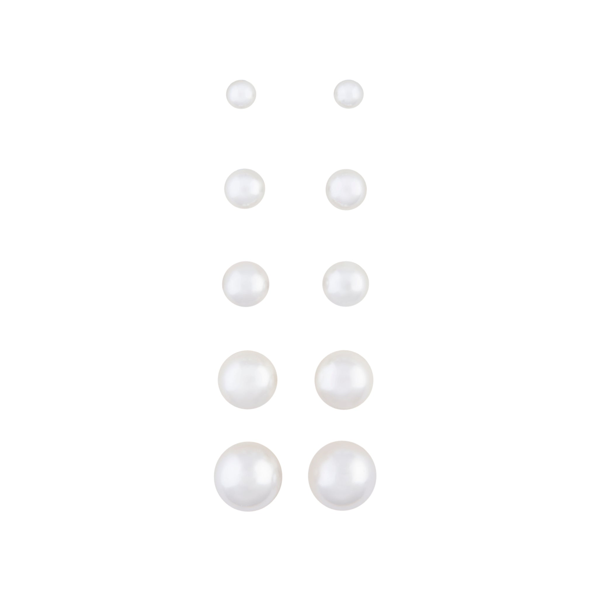 Graduating Pearl 5 Pack Clip On Earring