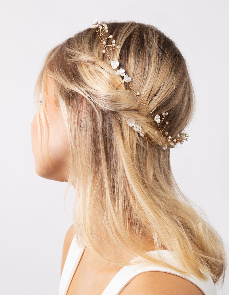 Gold Flower Drape Hair Vine - Lovisa