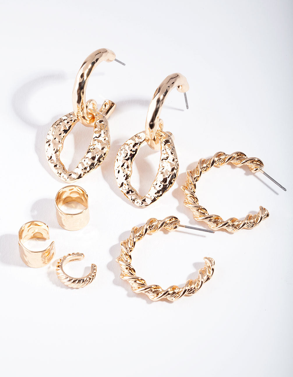 Gold Molten Earring Pack