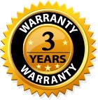 3 year warranty