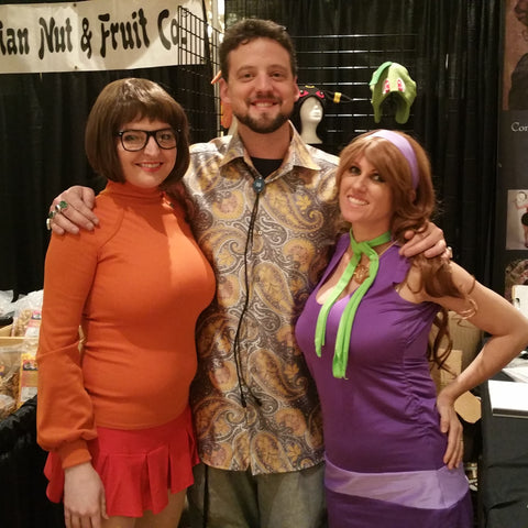 Drew and the Scooby-doo crew at Galaxy Fest 2016