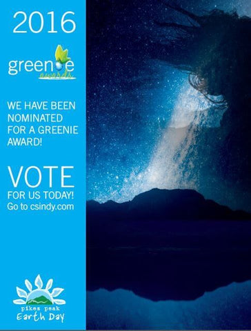 Vote for the Greenie award poster