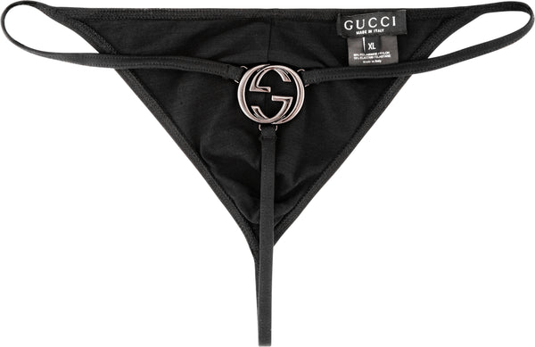 Thicken Herske Allergisk Gucci Men's Museum Spring 1997 Runway Metal Logo G-String | EL CYCER