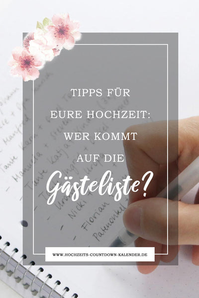 Pinne dir unsere Tipps zur achtsamen Gästeauswahl für eure Hochzeit!