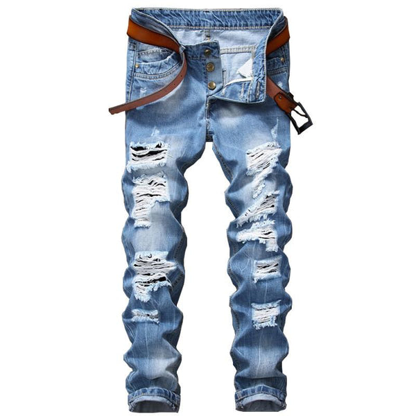 mens designer distressed jeans