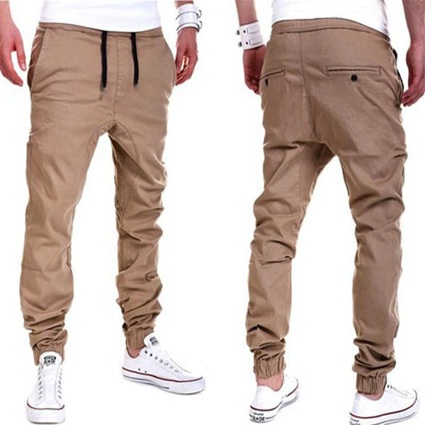 khaki jogger pants mens