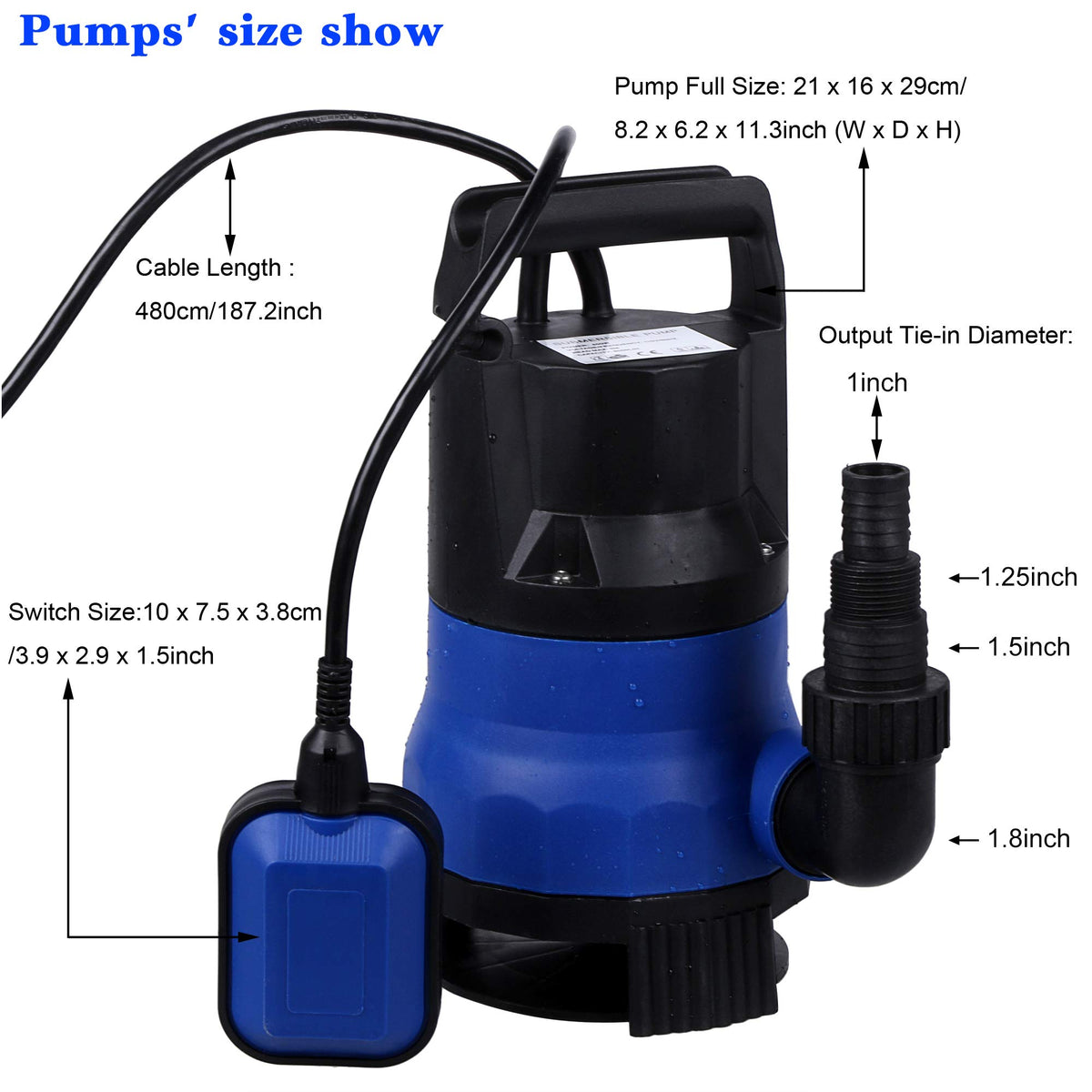 pump water sump 2hp dirty submersible clean