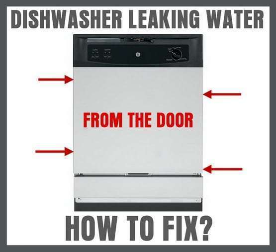 frigidaire dishwasher leaking from bottom right corner