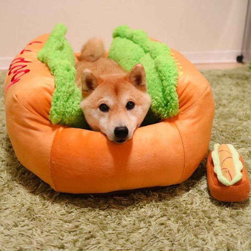 Hot Dog Bed For Dogs | Dog Beds | Oh my 