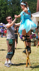 Kricket from PegStilts.com Spotting Stilt Walker at FaerieWorlds Festival