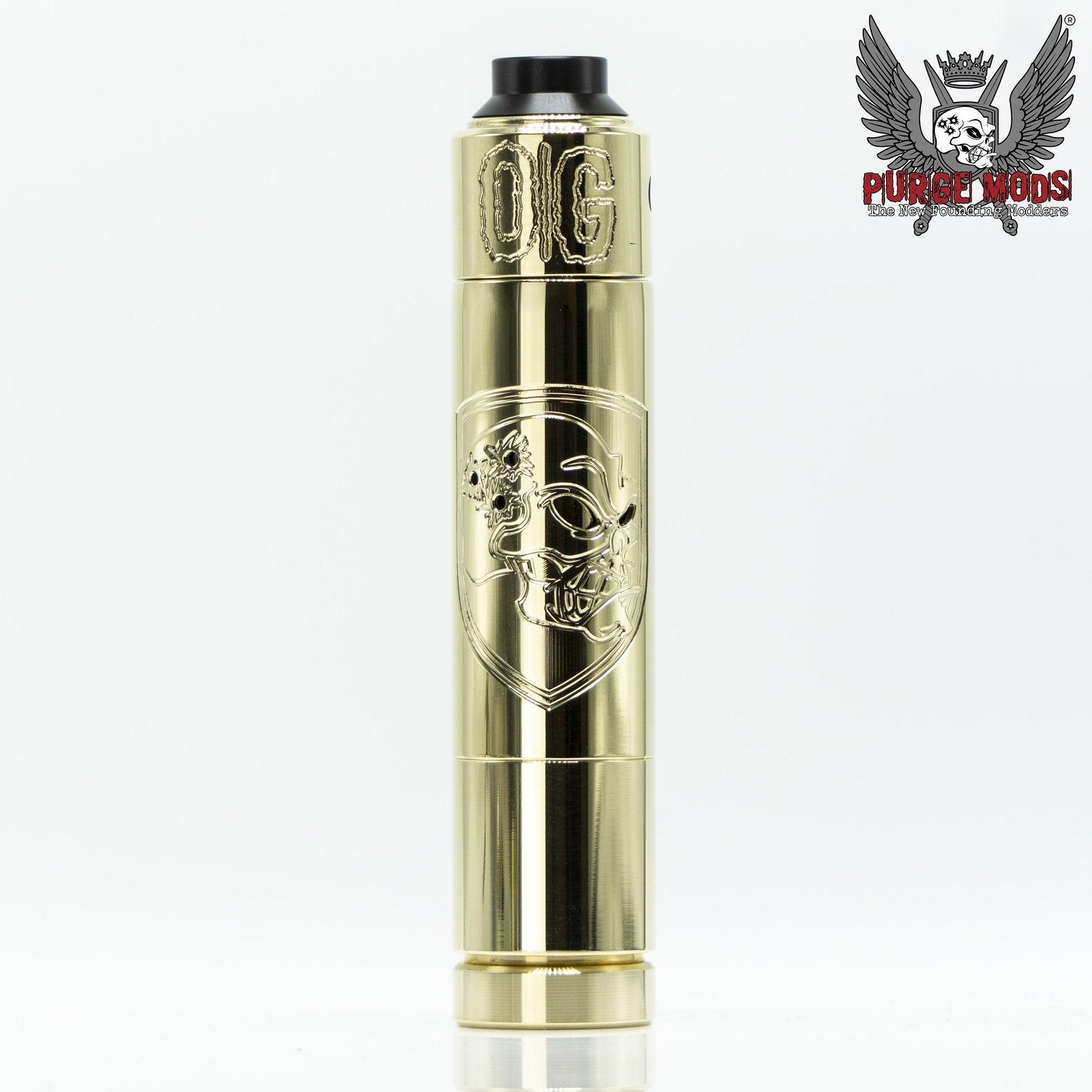 Skull & Shield 21700 w/OG Cap brass – DMGVAPING