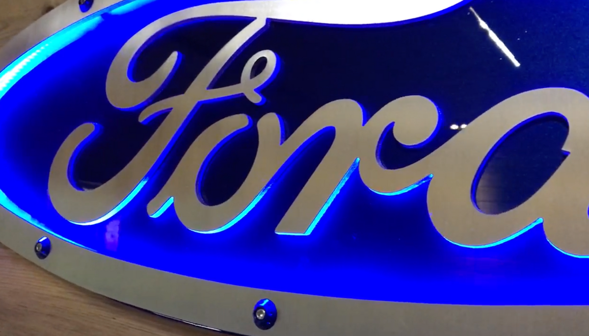 Ford Vector Logo LED Sign CAD File – Ramsey Customs