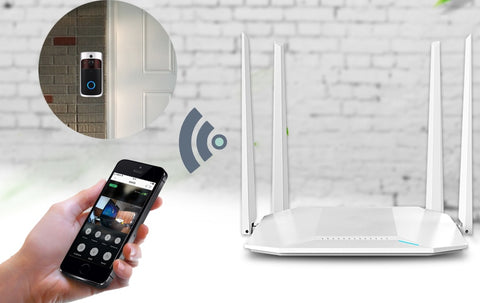 Human - EKEN V5 Smart WiFi Video Doorbell with Chime. Night vision. PIR Motion Detection.