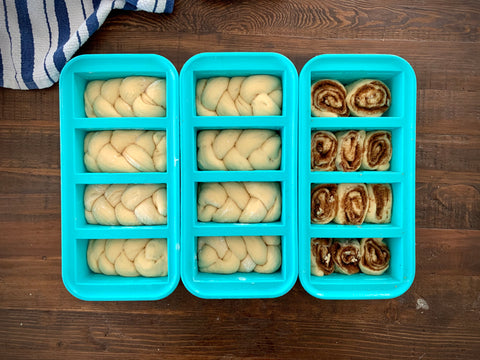 letting the challah dough proof for a second time