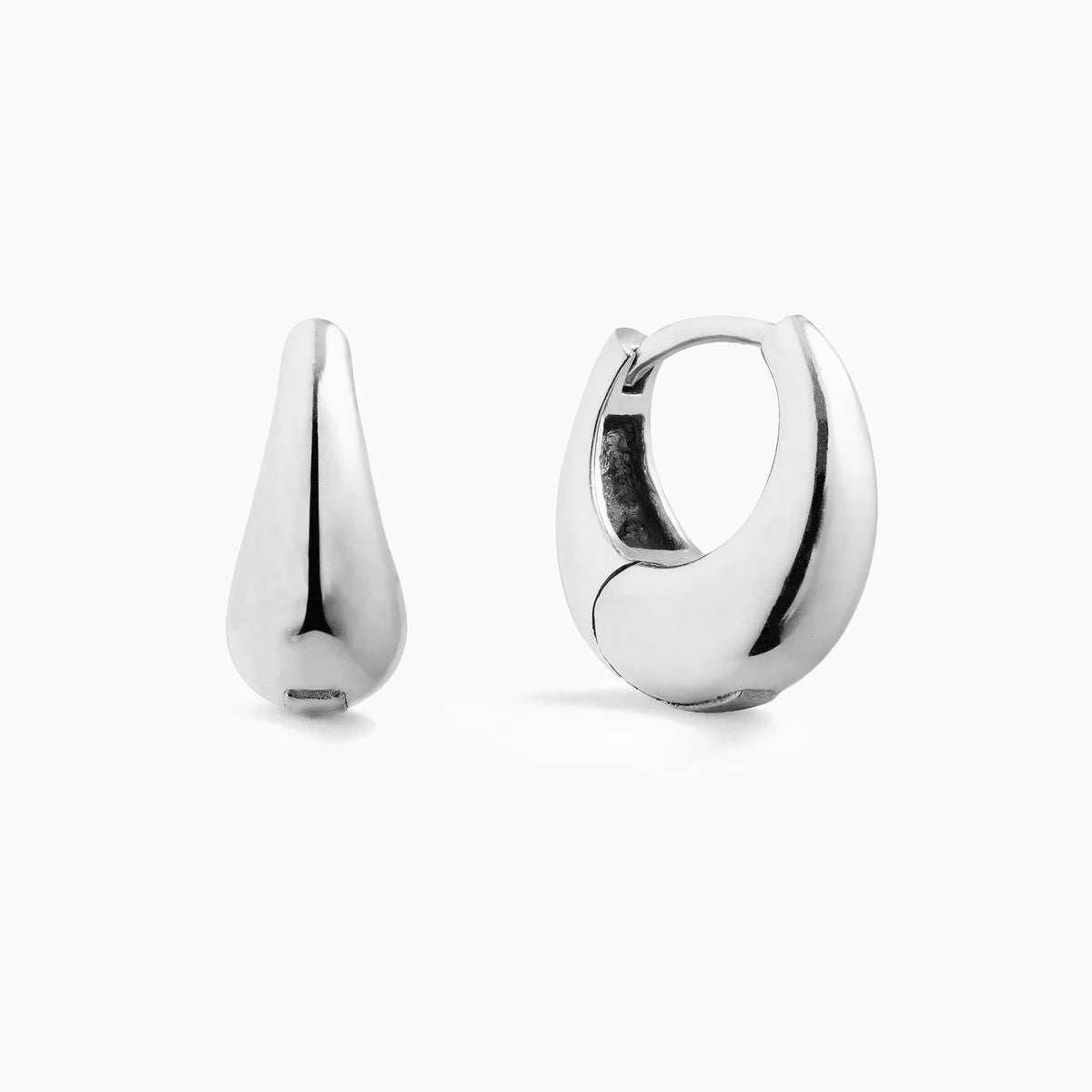 Otiumberg Mini Silver Graduated Hoops Sterling silver