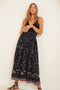 Natalie Martin Bella Skirt - Lotus Print Nero