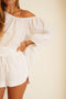 Natalie Martin Ella Top - White Flat Cotton