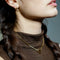 Otiumberg Love Link Necklace Yellow Gold Vermeil