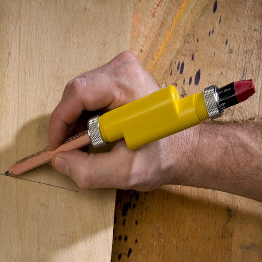 2 Each Markal 1/2" Lumber Crayon and Carpentr Pencil Dual Holder #106 