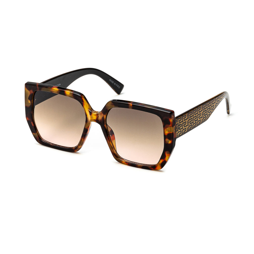 Pack of 12: Oversized Unique Angular Framed Wholesale Sunglasses