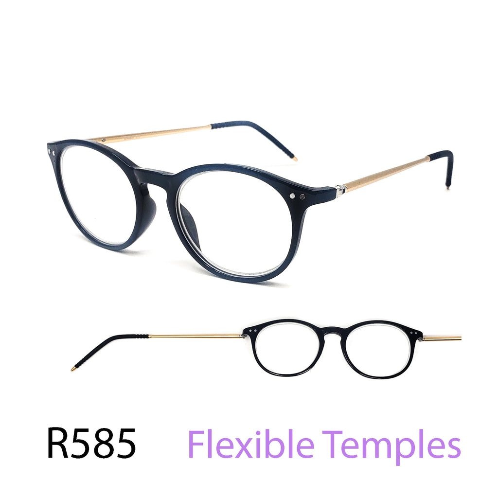 Pack of 12: Flexible Classic Style Light Weight Travelers Wholesale Reading Glasses