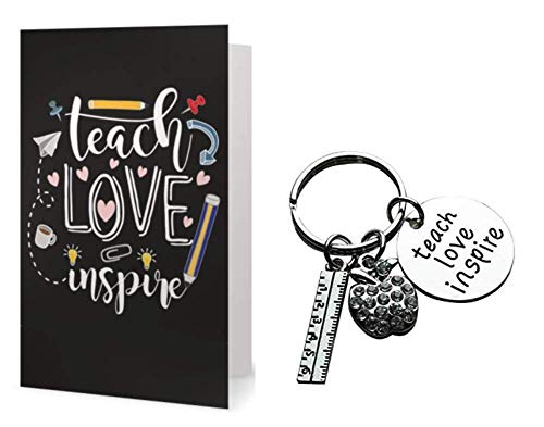 Teacher Gift Teacher Jewelry Show Your Teacher Appreciation teacher1 Infinity Collection Teacher Keychain 