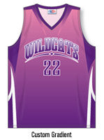 Example of a dye sublimated gradient