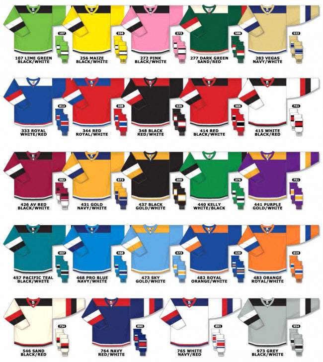 hockey jersey colors