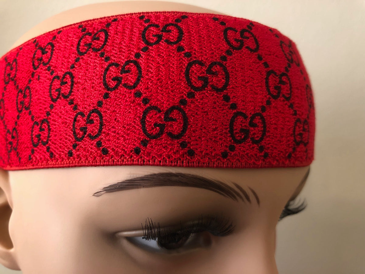 red and gold gucci headband