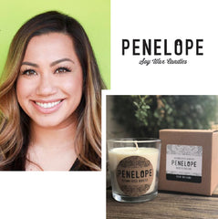 Penelope soy candles Arielle sustainable fashion