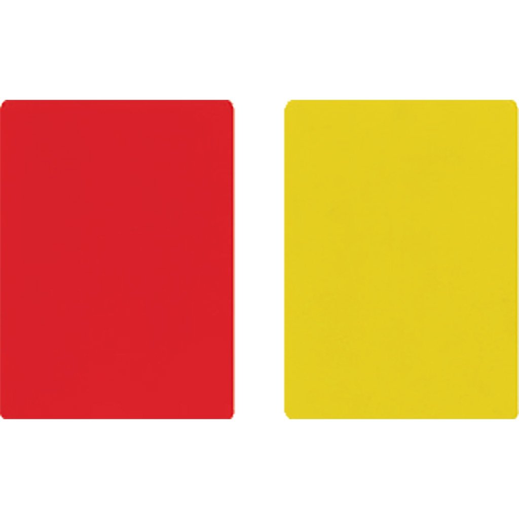 3540 Referee Cards Red/Yellow Protime Sports Inc.