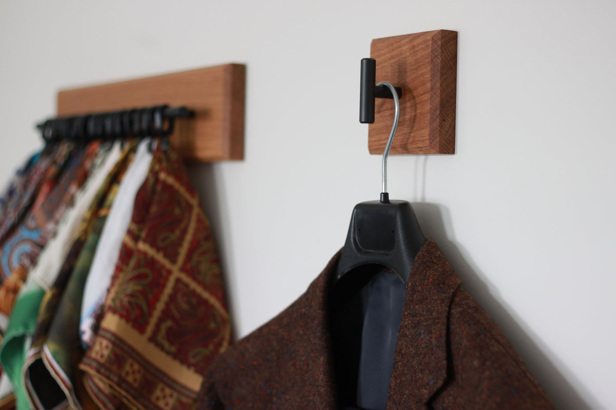 Custom Pocket Square Organizer and Coat Hook Review by After the Suit