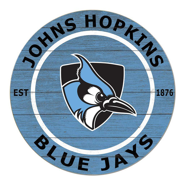 Johns Hopkins Blue Jays Color Shock Reusable Decal