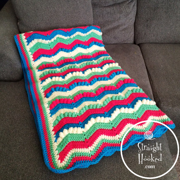 Bubbly Bobble Blanket crochet pattern
